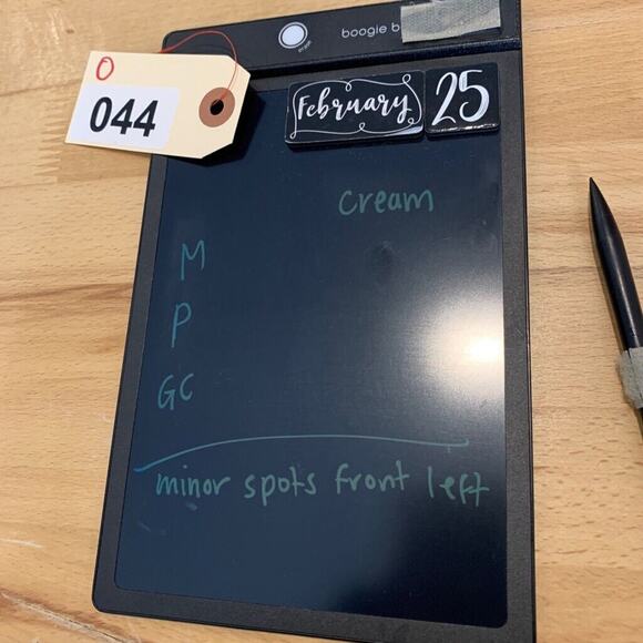 Volcom Shirt Men L Large Cream Cotton Blend Long Sleeve Button Up Tailored Dress - Picture 8 of 9